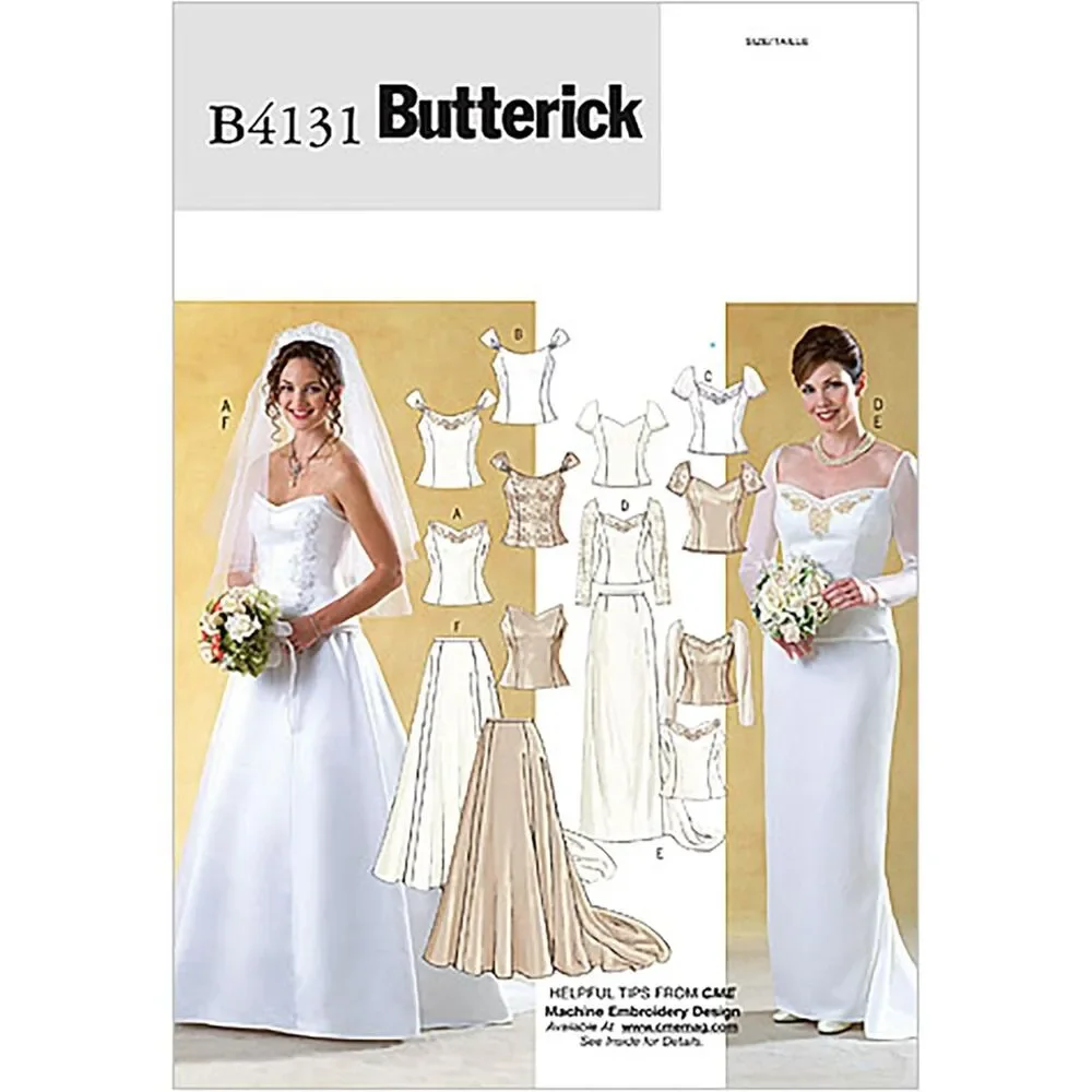 BUTTERICK PATTERNS B4131 Misses' Top and Skirt, Size 12-14-16 Cut